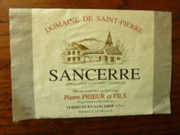 Domaine De Saint Pierre - SANCERRE - Pierre PRIEUR Et Fils à VERDIGNY EN SANCERRE - Altri & Non Classificati