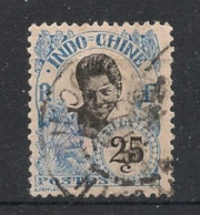 INDOCHINE - 1907 - N°YT. 48 - Annamite 25c Bleu - Oblitéré / Used - Usati