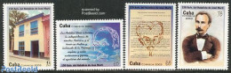 Cuba 2003 Jose Marti 4v, Mint NH, Art - Authors - Unused Stamps