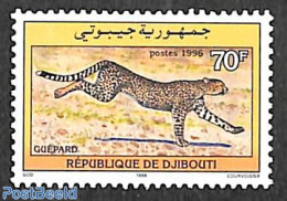 Djibouti 1996 Gepard 1v, Mint NH, Nature - Animals (others & Mixed) - Cat Family - Djibouti (1977-...)