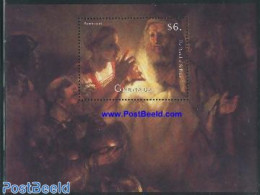 Grenada 2001 Rijksmuseum S/s, Rembrandt, Mint NH, History - Netherlands & Dutch - Art - Museums - Paintings - Rembrandt - Aardrijkskunde