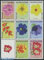 Suriname, Republic 2012 Flowers 8v, Sheetlet, Mint NH, Nature - Flowers & Plants - Surinam