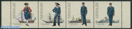 Portugal 1983 Military Uniforms 4v (from Booklet), Mint NH, Transport - Various - Ships And Boats - Uniforms - Nuovi