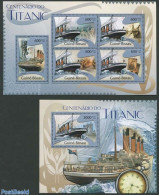 Guinea Bissau 2012 Titanic 2 S/s, Mint NH, Transport - Ships And Boats - Titanic - Bateaux