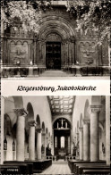CPA Regensburg An Der Donau Oberpfalz, Jakobskirche, Nordportal, Inneres - Autres & Non Classés