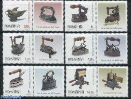 Romania 2012 Antique Irons 6v + Tabs, Mint NH, Various - Textiles - Art - Art & Antique Objects - Nuevos