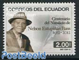 Ecuador 2012 Nelson Estipinan Bass 1v, Mint NH - Ecuador