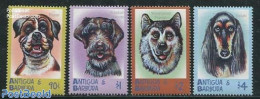 Antigua & Barbuda 2000 Dogs 4v, Mint NH, Nature - Dogs - Antigua Et Barbuda (1981-...)
