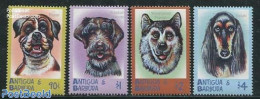 Antigua & Barbuda 2000 Dogs 4v, Mint NH, Nature - Dogs - Antigua And Barbuda (1981-...)