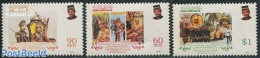Brunei 1998 30 Years Coronation 3v, Mint NH, History - Kings & Queens (Royalty) - Royalties, Royals
