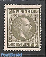 Netherlands Indies 1870 1c, Type I, Perf. 13.25:14, Stamp Out Of Set, Unused (hinged) - Autres & Non Classés