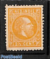 Netherlands Indies 1870 2.5c, Perf. 12.5:12, Stamp Out Of Set, Unused (hinged) - Other & Unclassified