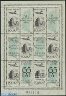 Poland 1959 Philatelists M/s, Mint NH, Transport - Aircraft & Aviation - Art - Castles & Fortifications - Unused Stamps
