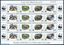 Benin 1999 WWF, Snakes M/s (with 4 Sets), Mint NH, Nature - Snakes - World Wildlife Fund (WWF) - Ongebruikt