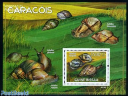 Guinea Bissau 2009 Snails S/s, Mint NH, Nature - Animals (others & Mixed) - Shells & Crustaceans - Maritiem Leven