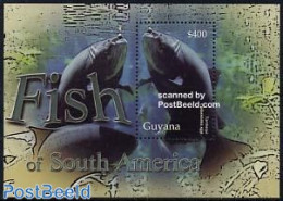 Guyana 2004 Fish S/s, Tambaqui, Mint NH, Nature - Fish - Poissons