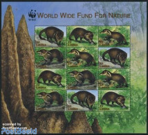 Liberia 1998 WWF M/s 3x4v, Mint NH, Nature - Animals (others & Mixed) - World Wildlife Fund (WWF) - Other & Unclassified