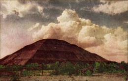 CPA Teotihuacán Mexiko, Pyramide In San Juan - Mexique