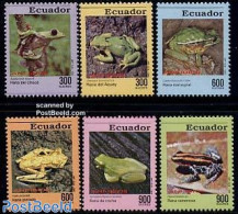 Ecuador 1993 Frogs 6v, Mint NH, Nature - Frogs & Toads - Reptiles - Ecuador