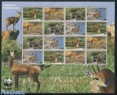 Eswatini/Swaziland 2001 WWF, Oribi M/s, Mint NH, Nature - Animals (others & Mixed) - World Wildlife Fund (WWF) - Swaziland (1968-...)