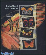 Guyana 2006 Butterflies 4v M/s, Mint NH, Nature - Butterflies - Guyana (1966-...)