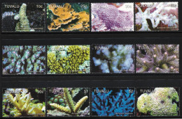 2006 Tuvalu Stony Corals Set (** / MNH / UMM) - Maritiem Leven