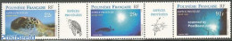 French Polynesia 1995 Protected Animals 3v [:T::T:], Mint NH, Nature - Reptiles - Turtles - Neufs