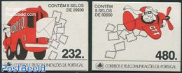 Portugal 1989 Greetings 2 Booklets, Mint NH, Post - Stamp Booklets - Nuovi