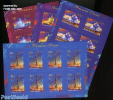 Russia 2009 Fountains 4 M/ss S-a, Mint NH, Nature - Water, Dams & Falls - Autres & Non Classés