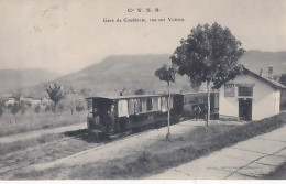 CIE V S  B       GARE DE COUBLEVIE   VUE SUR VOIRON        TRAIN EN GP - Voiron