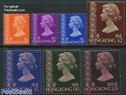 Hong Kong 1976 Definitives 7v No WM, Mint NH - Ungebraucht
