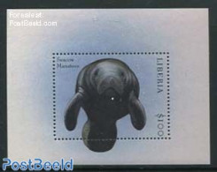 Liberia 2000 Manatus S/s, Mint NH, Nature - Sea Mammals - Other & Unclassified