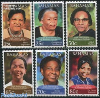 Bahamas 2012 Womens Voting Rights 6v, Mint NH, History - Women - Unclassified