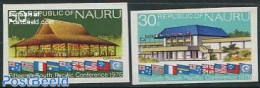 Nauru 1975 South Pacific Conference 2v Imperforated, Mint NH, History - Flags - Autres & Non Classés