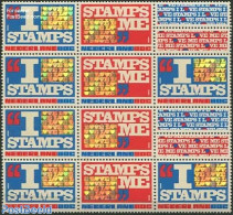 Netherlands 1999 Hologram Greetings, Sheetlet Of 10 Stamps, Rare., Mint NH, Various - Holograms - Special Items - Ongebruikt