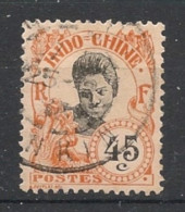 INDOCHINE - 1907 - N°YT. 52 - Cambodgienne 45c Orange - Oblitéré / Used - Gebraucht