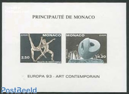 Monaco 1993 Europa, Special S/s Imperforated, Mint NH, History - Neufs