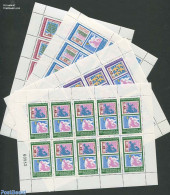 Bulgaria 1982 European Safety Conference 4 M/ss, Mint NH, History - Various - Europa Hang-on Issues - Maps - Unused Stamps