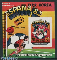 Korea, North 1981 World Cup Football S/s, Imperforated, Mint NH, Sport - Football - Corée Du Nord