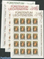 Liechtenstein 1983 Folklore 3 M/ss, Mint NH, Various - Folklore - Unused Stamps