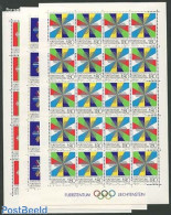 Liechtenstein 1983 Olympic Winter Games 3 M/ss, Mint NH, Sport - Olympic Winter Games - Unused Stamps