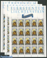 Liechtenstein 1984 Christmas 3 M/ss, Mint NH, Religion - Christmas - Unused Stamps