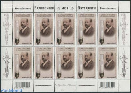 Austria 2012 Carl Auer Von Welsback, Inventor Of Gas Lamp M/s, Mint NH, Science - Inventors - Unused Stamps