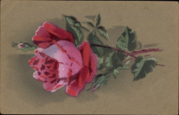 Artiste CPA Rote Rosenblüte - Sonstige & Ohne Zuordnung