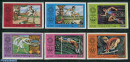 Comoros 1976 Olympic Games 6v, Imperforated, Mint NH, Sport - Athletics - Gymnastics - Olympic Games - Athlétisme