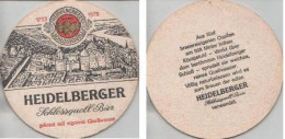 5000700 Bierdeckel Rund - Heidelberger Schlossquell Bier - Beer Mats