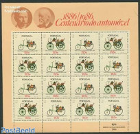 Portugal 1986 Automobile Century M/s, Mint NH, Transport - Automobiles - Unused Stamps