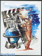 Sao Tome/Principe 2002 Charlie Chaplin S/s, Mint NH, Performance Art - Various - Film - Movie Stars - Globes - Kino
