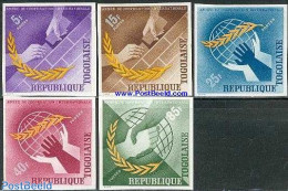 Togo 1965 Int. Co-Operation 5v, Imperforated, Mint NH, History - United Nations - Togo (1960-...)