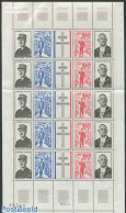 France 1971 Charles De Gaulle M/s With 5 Sets, Mint NH - Nuovi